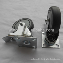 swivel Furniture pvc pipe caster wheel